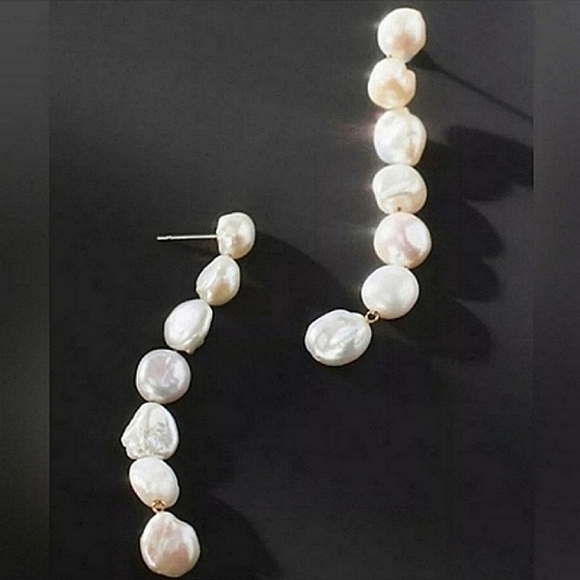 Anthropologie Blair Pearl Drop Earrings